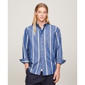 Mens Regular-Fit Space Stripe Shirt