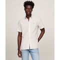 Mens Regular-Fit Candy Stripe Linen Shirt