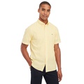 Mens Regular-Fit Candy Stripe Linen Shirt