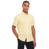 Mens Regular-Fit Candy Stripe Linen Shirt