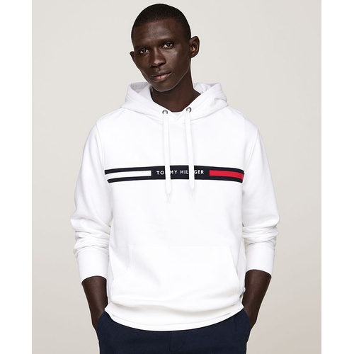 타미힐피거 Mens Chest Logo Hoodie