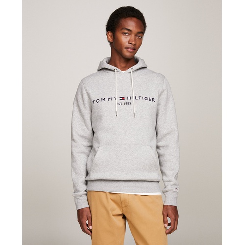 타미힐피거 Mens Embroidered Logo Hoodie