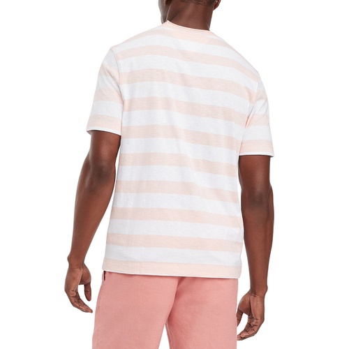 타미힐피거 Mens Textured Stripe T-Shirt