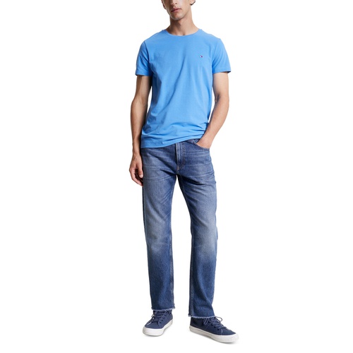 타미힐피거 Mens Stretch Cotton Slim-Fit T-Shirt