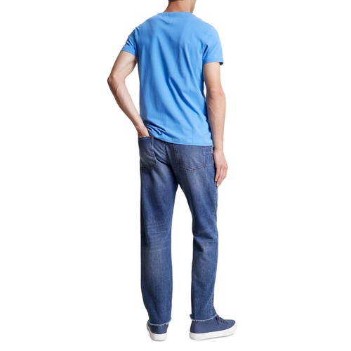 타미힐피거 Mens Stretch Cotton Slim-Fit T-Shirt