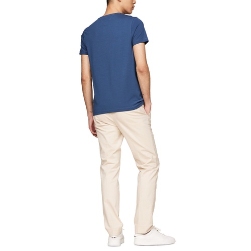 타미힐피거 Mens Stretch Cotton Slim-Fit T-Shirt