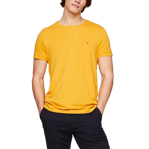 타미힐피거 Mens Stretch Cotton Slim-Fit T-Shirt