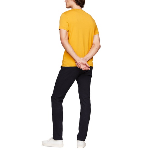 타미힐피거 Mens Stretch Cotton Slim-Fit T-Shirt