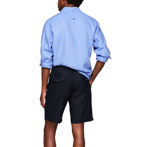 타미힐피거 Mens Harlem Regular-Fit 10 Drawstring Shorts