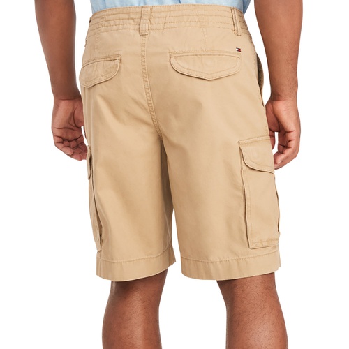 타미힐피거 Mens Essential Solid Cargo Shorts