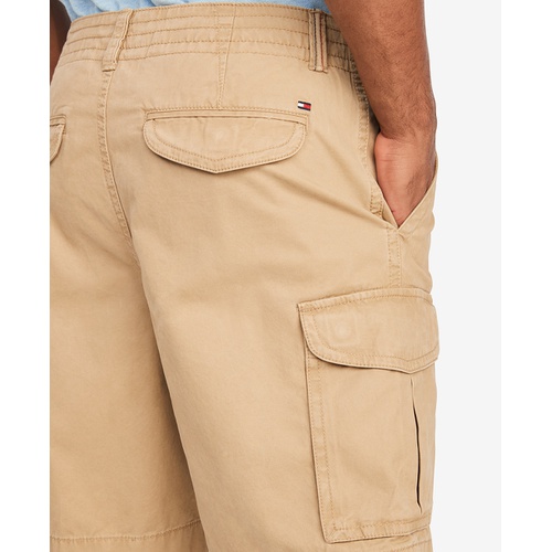 타미힐피거 Mens Essential Solid Cargo Shorts