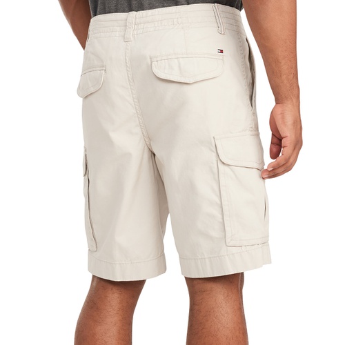 타미힐피거 Mens Essential Solid Cargo Shorts