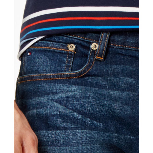 타미힐피거 Tommy Hilfiger Mens Slim-Fit Stretch Jeans