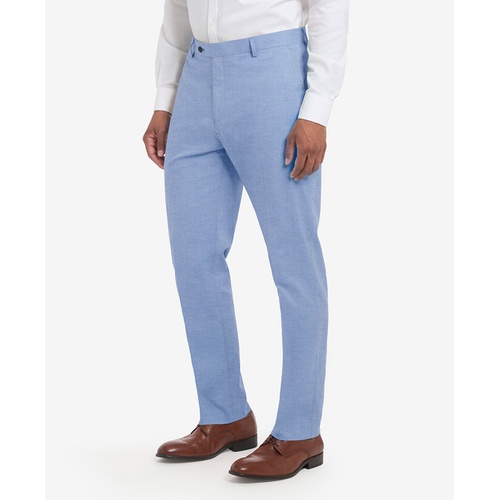 타미힐피거 Mens Modern-Fit Solid Cotton Pants