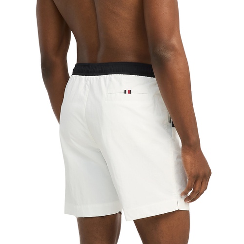 타미힐피거 Mens Long Drawstring Flag 7 Swim Trunks