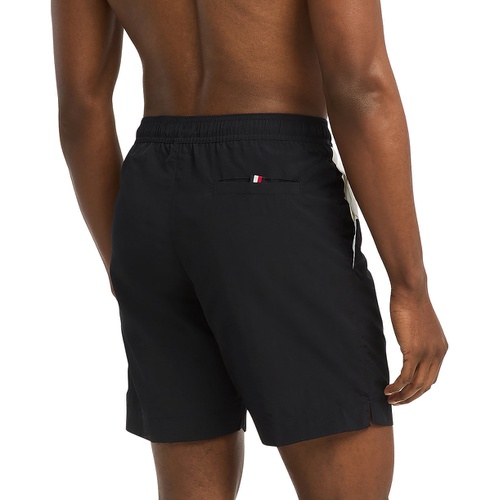 타미힐피거 Mens Long Drawstring Flag 7 Swim Trunks