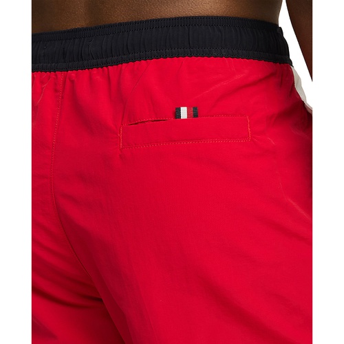 타미힐피거 Mens Long Drawstring Flag 7 Swim Trunks