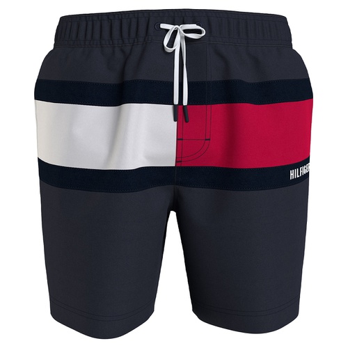 타미힐피거 Mens Big & Tall Signature Flag Swim Trunk