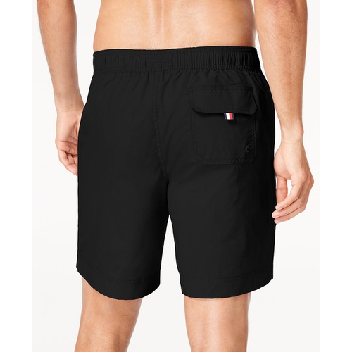 타미힐피거 Mens Big & Tall 9.5 Solid Swim Trunks