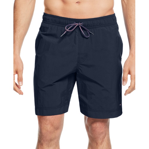 타미힐피거 Mens Big & Tall 9.5 Solid Swim Trunks