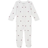 Baby Girl Logo Print Cotton Footsie Coverall