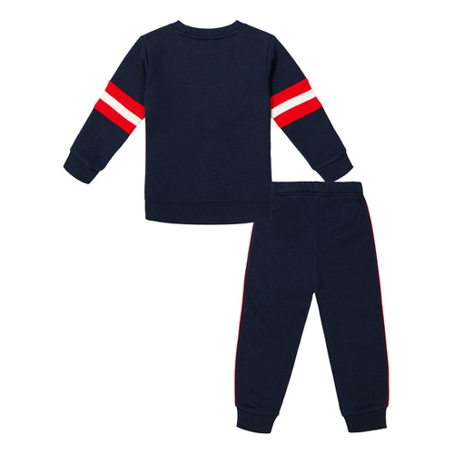 타미힐피거 Baby Boy Collegiate Monogram Fleece Sweatsuit