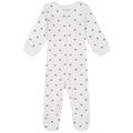 Baby Boy Flag-Logo Print Footed Coverall