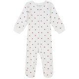 Baby Boy Flag-Logo Print Footed Coverall