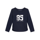 Little Girls Sequin Stripe 85 Long sleeve Tee