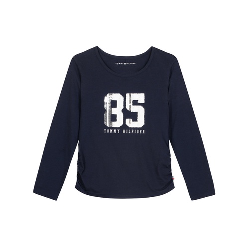 타미힐피거 Little Girls Sequin Stripe 85 Long sleeve Tee