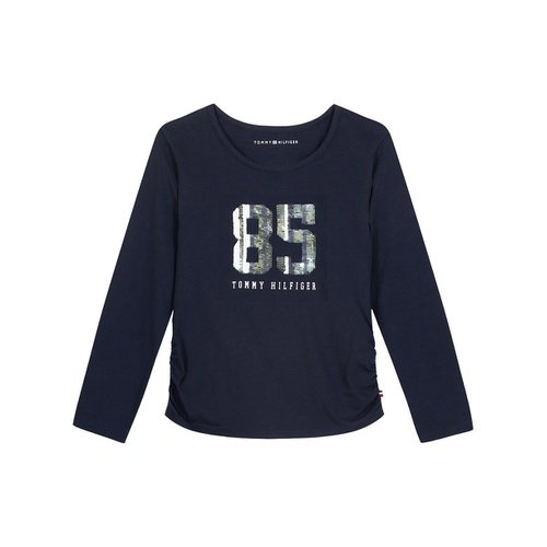 타미힐피거 Little Girls Sequin Stripe 85 Long sleeve Tee