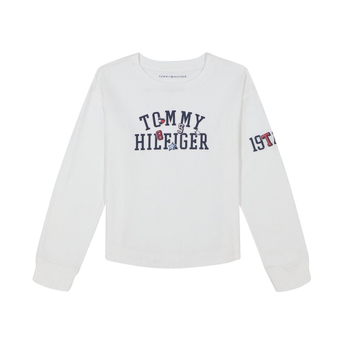 타미힐피거 Little Girls Long Sleeve Tee