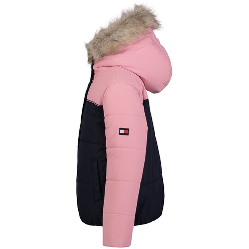 타미힐피거 Toddler Girls Expedition Colorblock Puffer