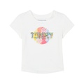 Toddler Girls Surf Stiched Sequin Logo Graphic T-Shirt