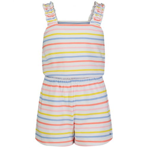 타미힐피거 Toddler Girls Striped Terry Romper