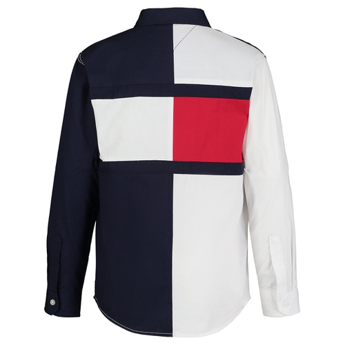 타미힐피거 Toddler Boys Classic Tommy Long Sleeve Shirt