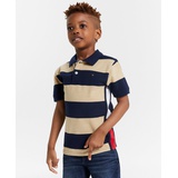 Toddler Boys Colorblocked Stripe Polo Shirt