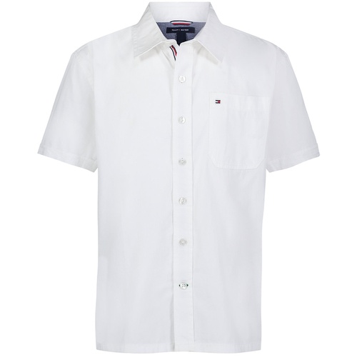 타미힐피거 Little Boys Tommy Utility Short Sleeve Shirt