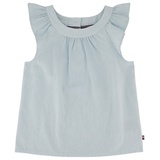 Big Girls Short Sleeve Denim Top