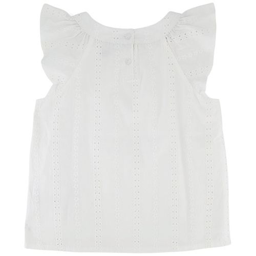 타미힐피거 Big Girls Eyelet Trimmed Top