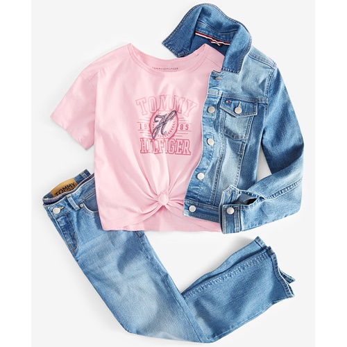 타미힐피거 Big Girls Classic Stretch Denim Jacket