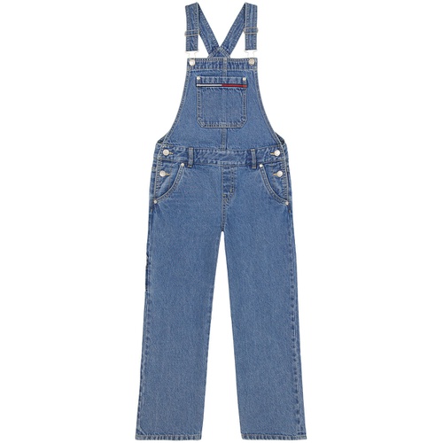 타미힐피거 Big Girls Denim Wide Leg Overall