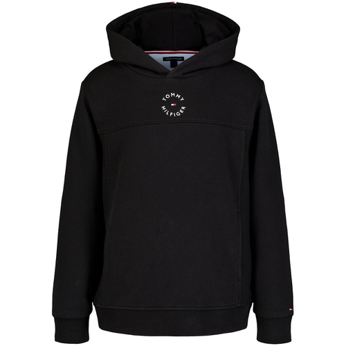 타미힐피거 Big Boys Essential Logo Embroidered Fleece Hoodie