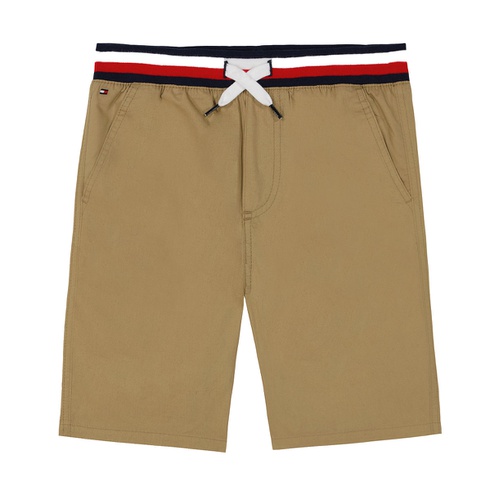 타미힐피거 Big Boys Knit Waistband Drawstring Shorts