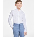 Big Boys Front Pocket Pinpoint Oxford Shirt