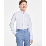 Big Boys Front Pocket Pinpoint Oxford Shirt