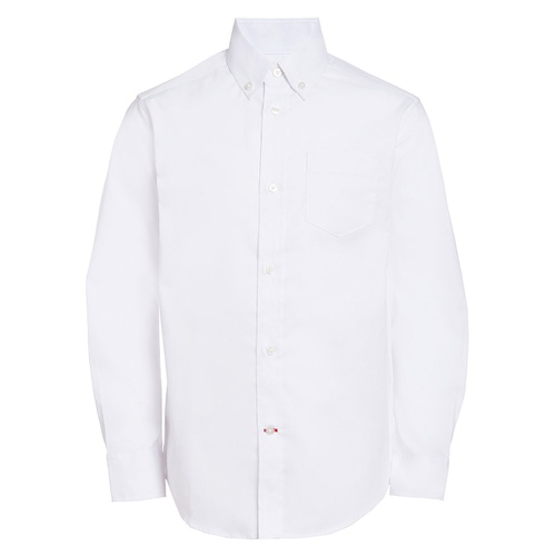 타미힐피거 Big Boys Front Pocket Pinpoint Oxford Shirt