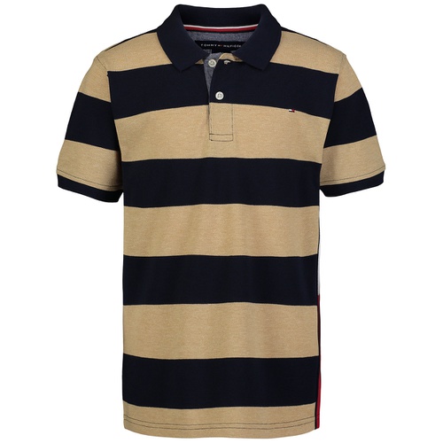 타미힐피거 Big Boys Colorblocked Stripe Polo Shirt