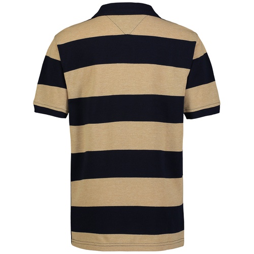 타미힐피거 Big Boys Colorblocked Stripe Polo Shirt