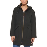 Womens Zip Front Hooded Coat